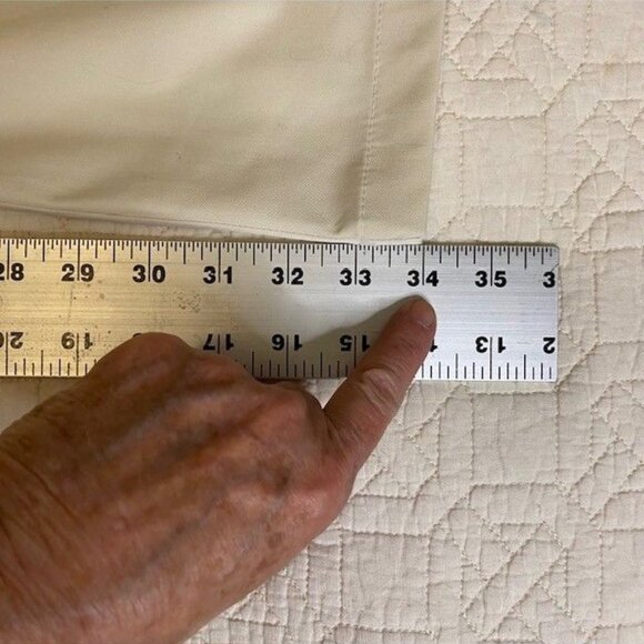 NWT Orvis Mens Most Comfortable Pants 36X34 Light Khaki Cotton Poly Spandex Blen - Picture 5 of 11